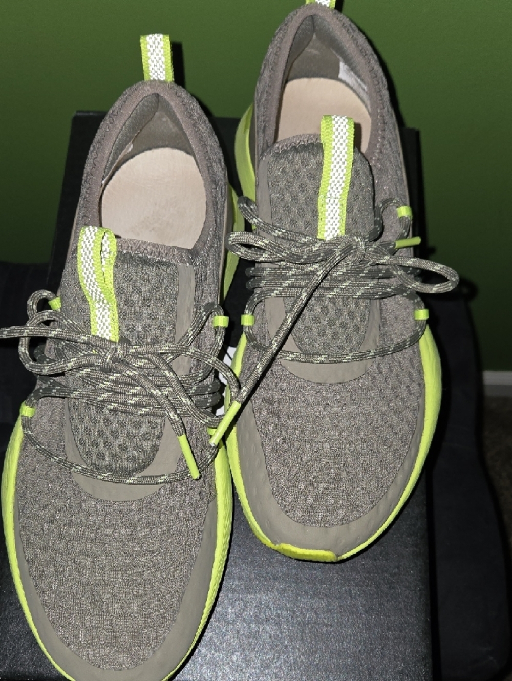 Sorel Womens Sage with Green Accent Trail Sneakers - Picture 3 of 12